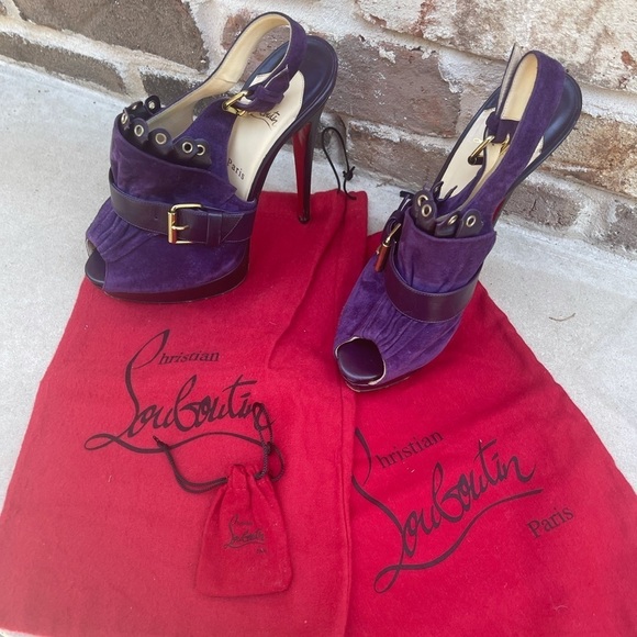 Christian Louboutin | Jen slingback platform heels - Picture 7 of 11